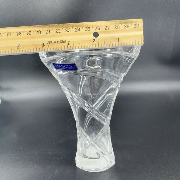 Waterford Crystal Marquis Trillium Clear Vase Vessel Clear Glass New With Label - Picture 3 of 12